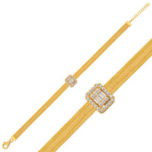 Laden Sie das Bild in den Galerie-Viewer, Baguette Hasır Armkette