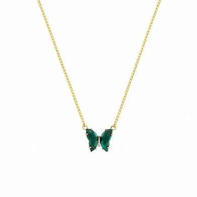 Butterfly Green Kette