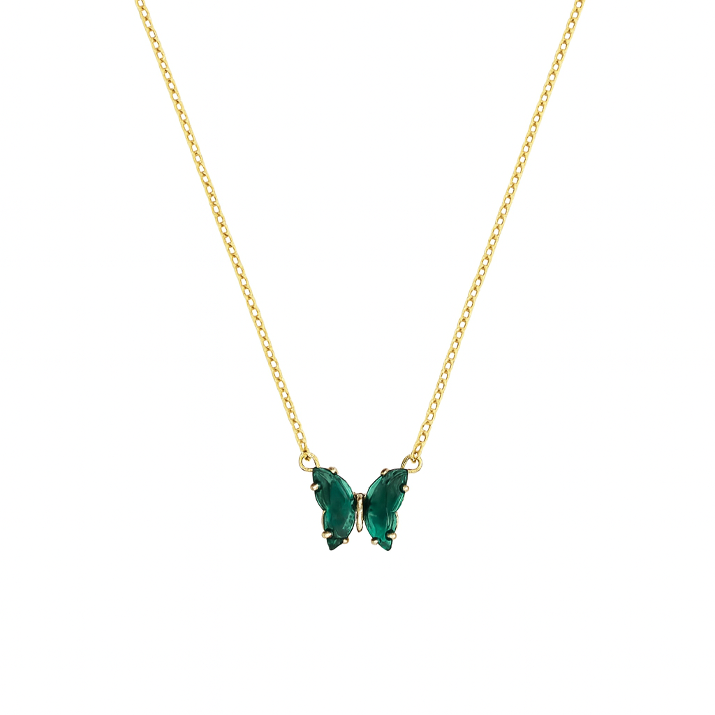 Butterfly Green Kette