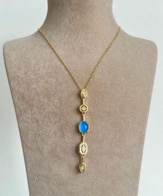 Aquamarine Y kette