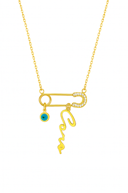 Nadel Signatur Namenskette mit Nazar