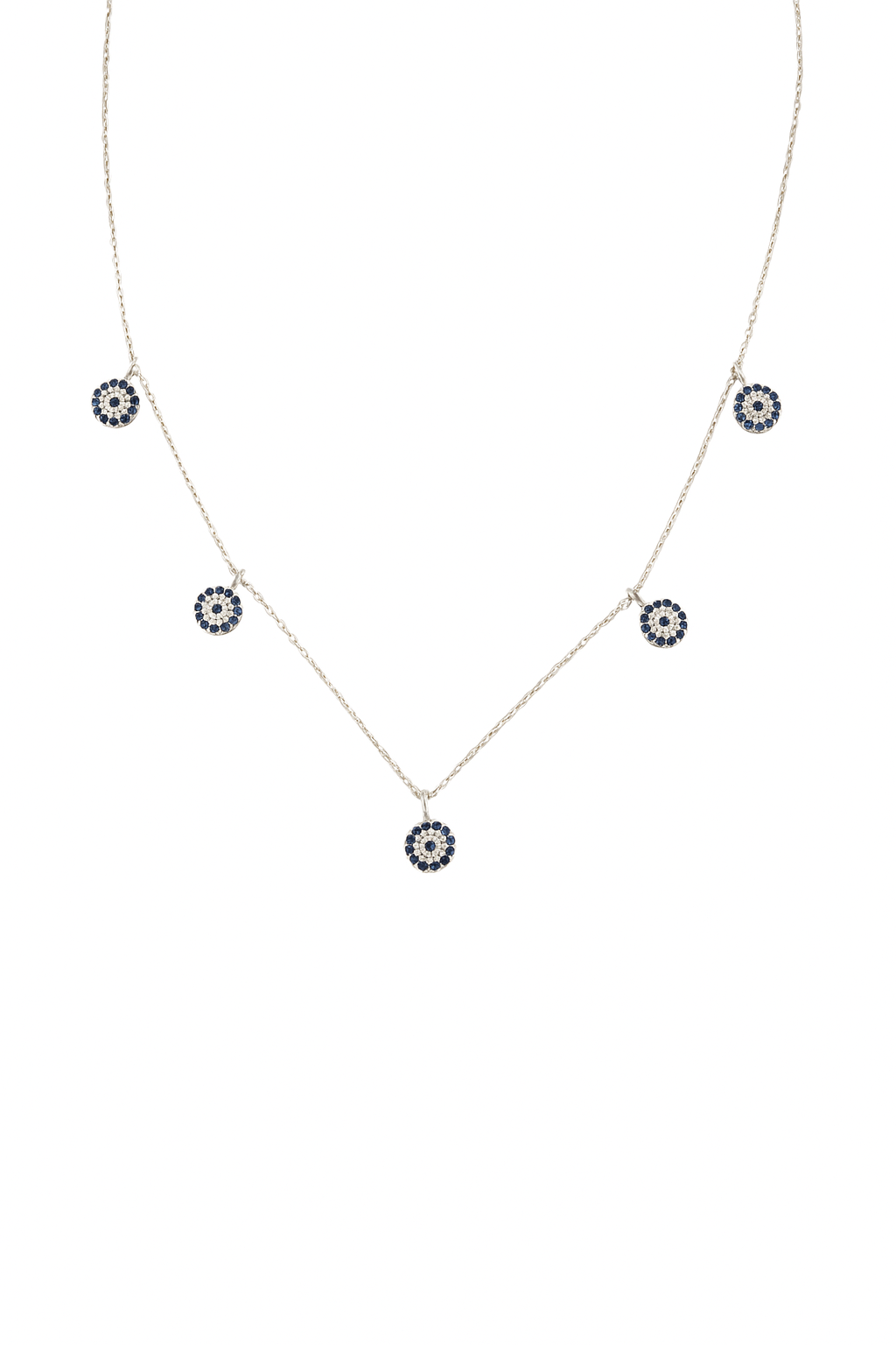 5er Nazar Halskette 925 SILBER