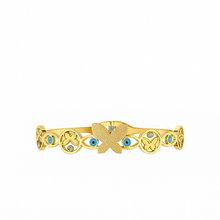 Laden Sie das Bild in den Galerie-Viewer, Butterfly Nazar Armreif
