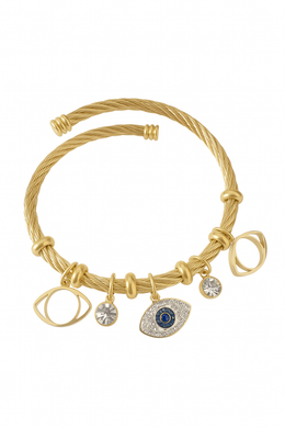 Augen Crystal Armkette