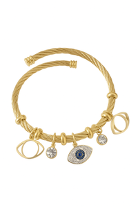 Augen Crystal Armkette