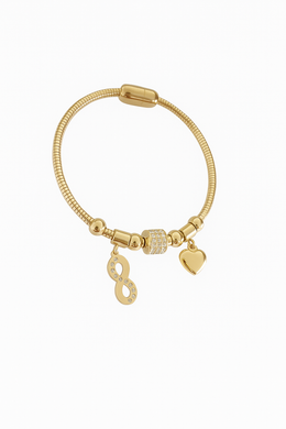 Heart infinity Charm Armkette