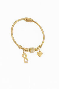 Heart infinity Charm Armkette