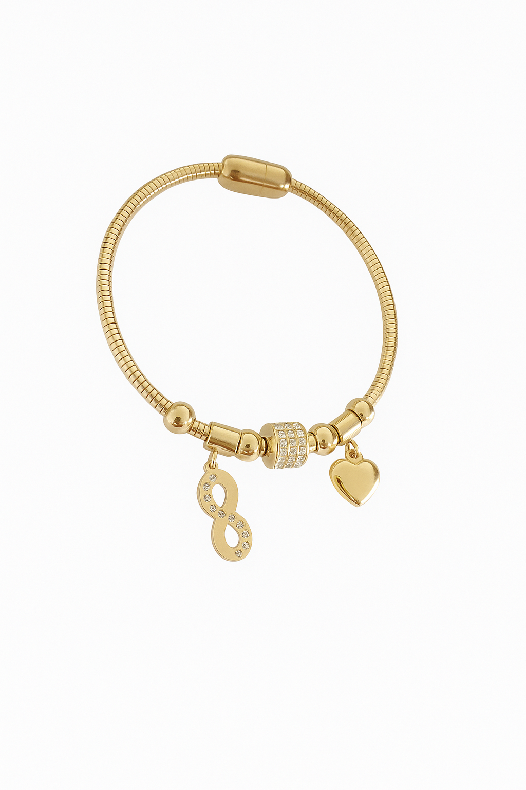 Heart infinity Charm Armkette