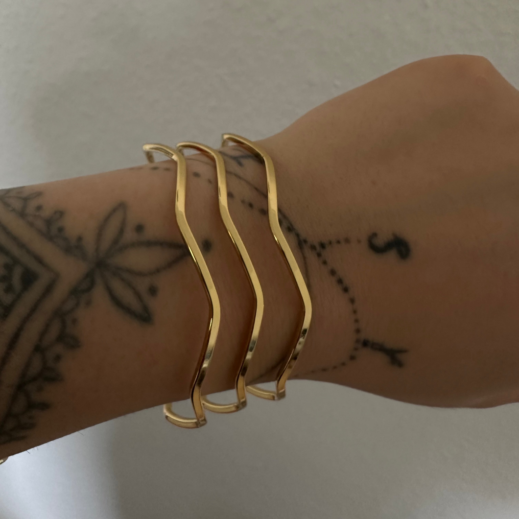 Ajda Zikzak 3stück Armreif