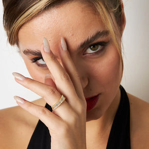 Reihe Baguette Ring