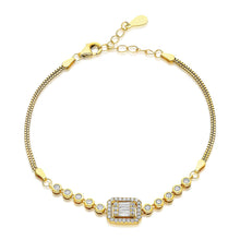 Laden Sie das Bild in den Galerie-Viewer, Baguette mini Stones Armkette