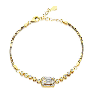 Baguette mini Stones Armkette