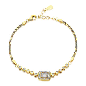 Baguette mini Stones Armkette