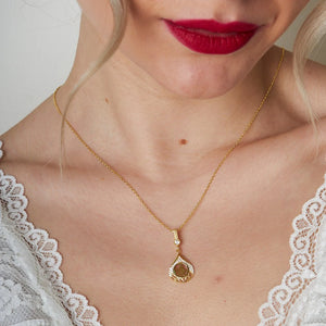 Tugra Teardrop Halskette