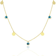 Nazar Plättchen Halskette