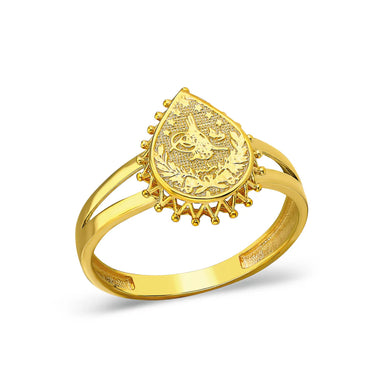 Tropfen Tughra Ring