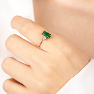 Green Babe Ring