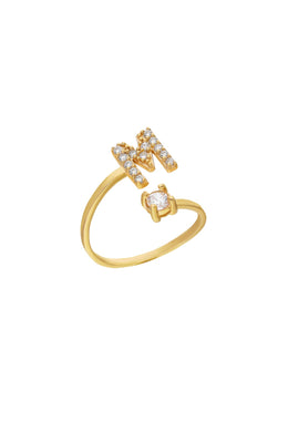 Ring mit Wunsch Buchstabe