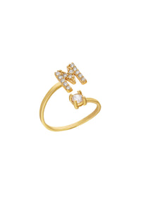 Ring mit Wunsch Buchstabe