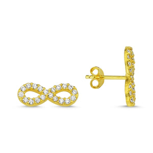 Infinity Stud Earrings