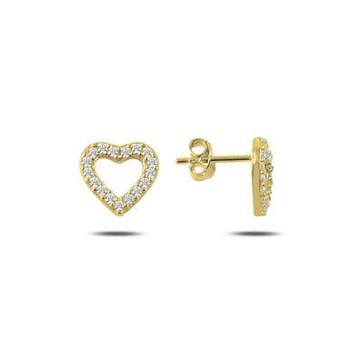 Heart Stud Earrings