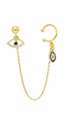 Jeffrey Earring mit Earcuff
